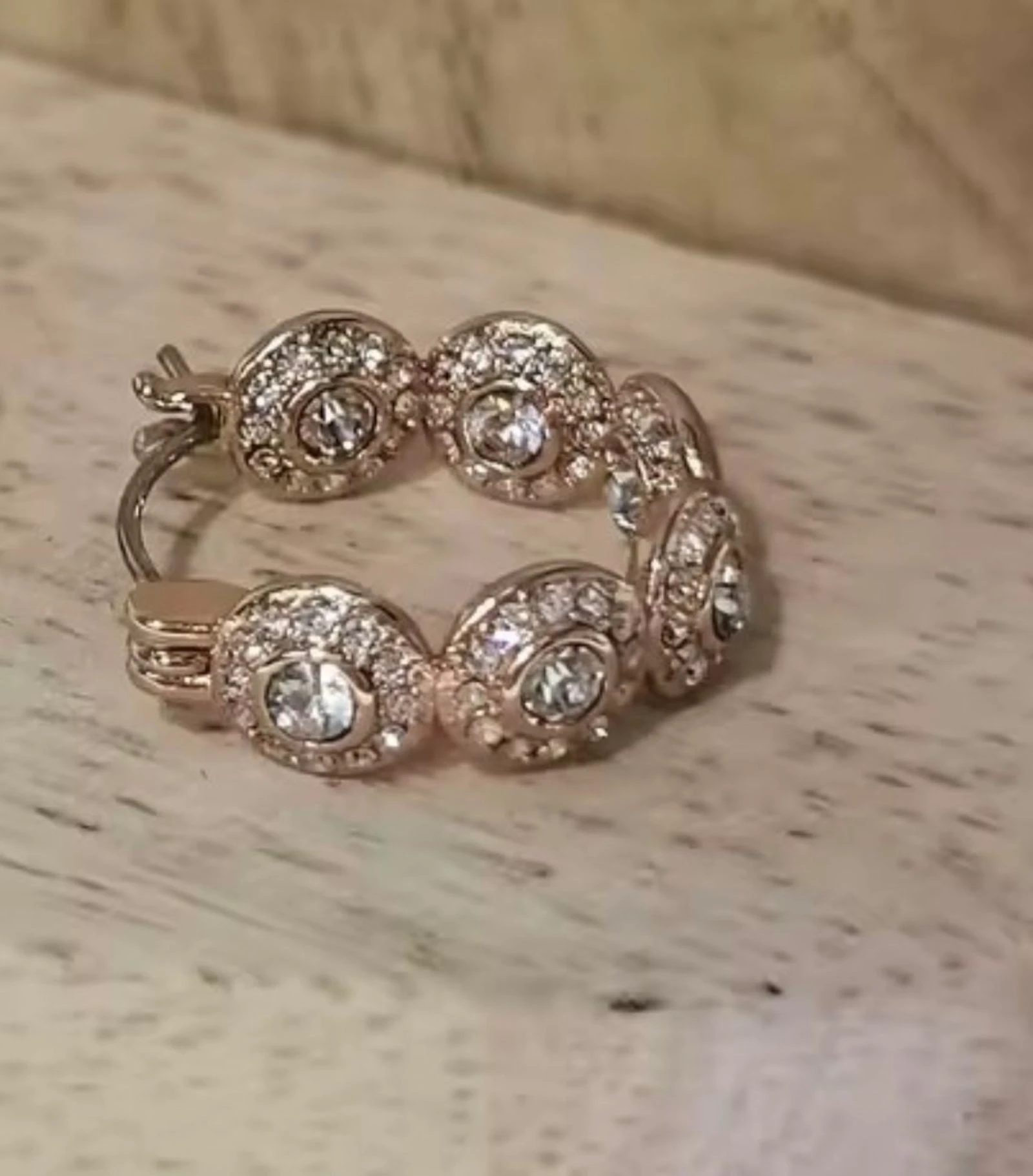 Brincos swarovski angelic rose gold  – photo 2